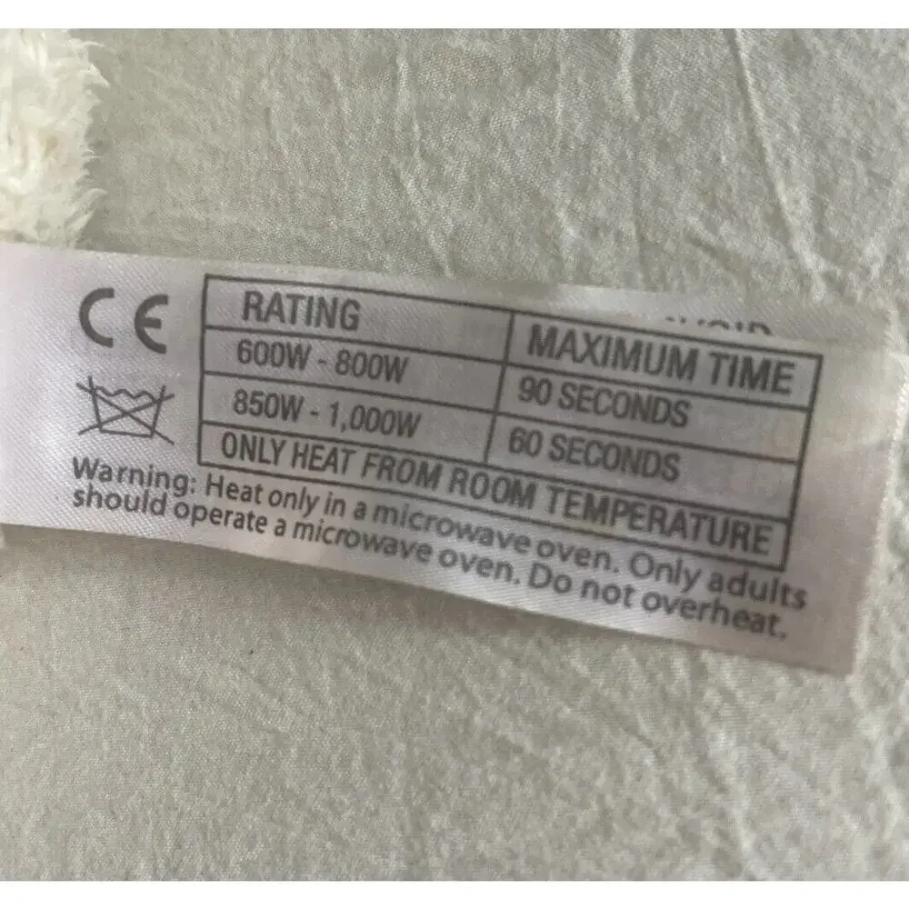 WARMIES by Intelex Llama Off White Microwavable Plush 12